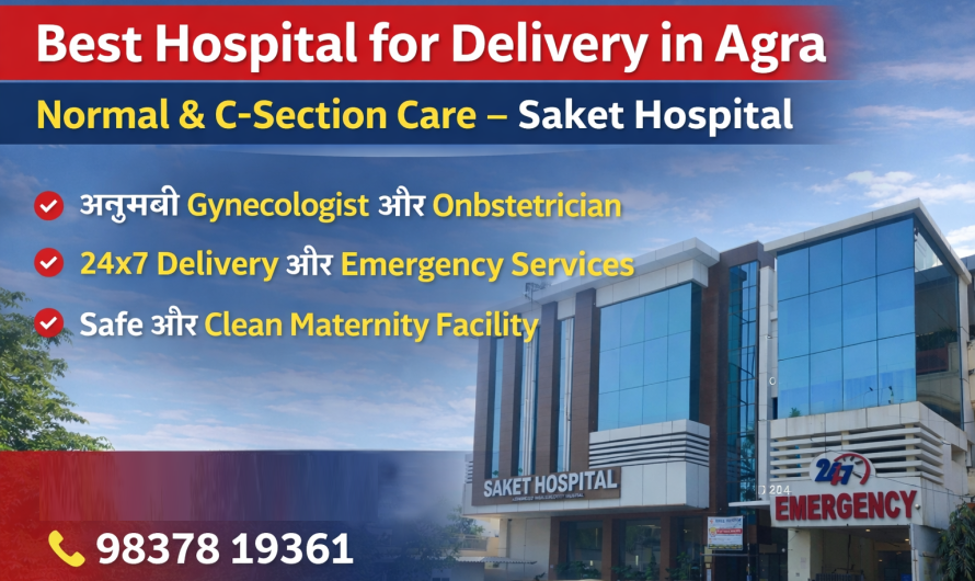 Best Hospital for Delivery in Agra | Normal & C-Section Care – Saket Hospital