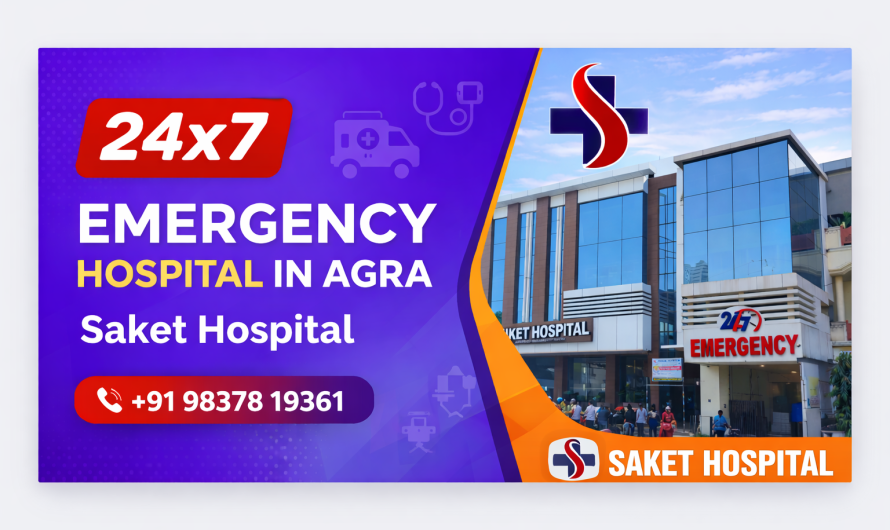 Best 24×7 Emergency Hospital in Agra | Saket Hospital